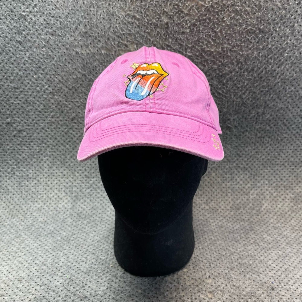 NEW The Rolling Stones Pink Lips Hat One Size Women’s